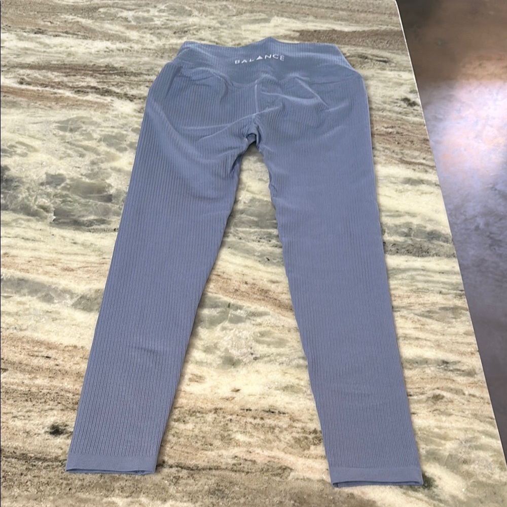 Dusty Blue Balance Athletica Womens Leggings